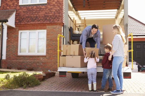 Man with van removal service in Hounslow helping with a local move