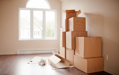 Removal team preparing a local move in Hounslow