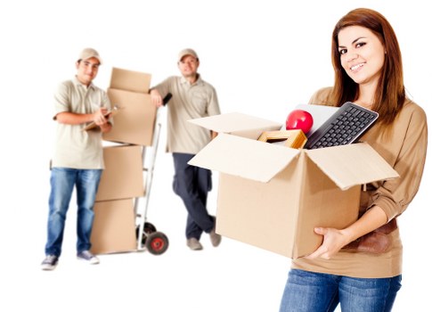 Home removal boxes and furniture prepared for transport in Hounslow