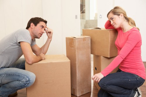 Safe manual handling during a man with van move