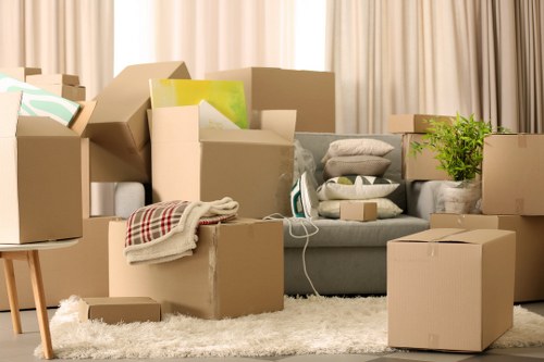 Hounslow van and mover handling furniture safely