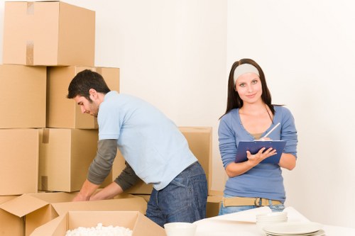 Packing and transporting business furniture and equipment